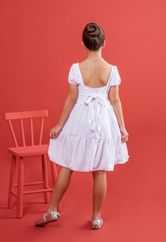 Vestido Bia branco ano novo - Flor e Liz Boutique