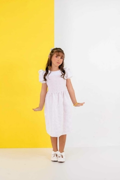 Imagem do Vestido infantil branco festas BOL