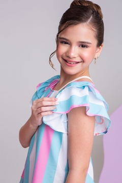 Vestido infantil + bolsinha Lilo e Stitch - comprar online
