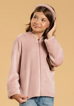 Jaqueta plush fleece Infantil Delicacy soft - comprar online