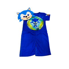 Fantasia infantil menino Sonic
