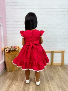 Vestido luxo Laise vermelho natal - comprar online