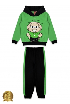Conjunto moletom infantil Cebolinha turma da Mônica