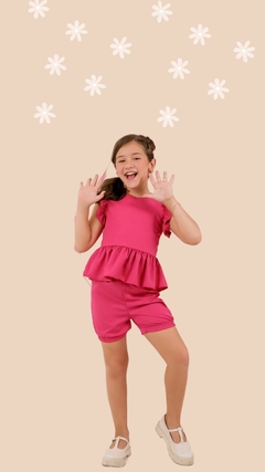 Conjunto infantil rosa