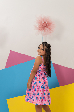 Imagem do Vestido infantil Lilo e Stitch Rosa