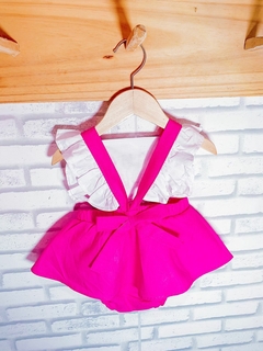 Romper + Laço Masha e o Urso