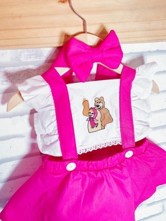 Imagem do Romper + Laço Masha e o Urso