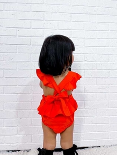 Romper + Laço Abóbora Halloween - loja online
