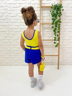 Conjunto Menina Copa do Mundo Brasil