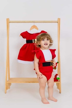 Romper + Laço Natal fantasia mamãe Noel - comprar online