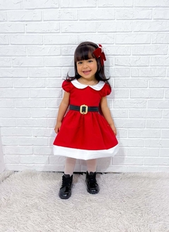 Vestido + Laço Fantasia Mamãe Noel Natal - comprar online