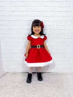 Vestido + Laço Fantasia Mamãe Noel Natal na internet