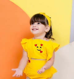 Romper + laço Emoji - comprar online