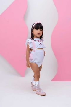 Romper + Laço Coelhinho da Páscoa - Flor e Liz Boutique