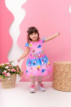 Vestido + Laço Baby Shark - comprar online