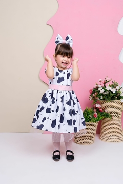 Vestido + Laço Fazendinha Rosa - comprar online