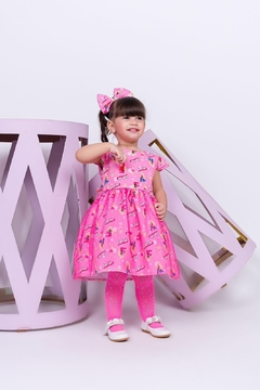 Vestido Luxo + Laço Barbie - comprar online