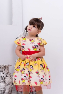 Vestido + Laço Magali Melancia - comprar online