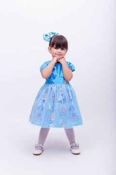 Vestido + Laço Cinderela - Flor e Liz Boutique