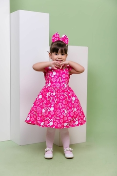 Vestido + laço de cabelo Barbie - comprar online