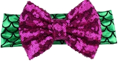 Laço de cabelo Sereia Ariel - comprar online