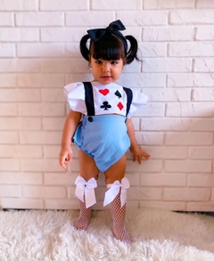 Romper + Laço Alice no País das Maravilhas - comprar online