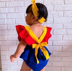 Romper + Laço Mulher Maravilha na internet