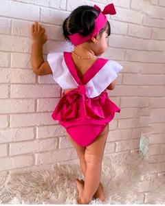 Romper + Laço Barbie na internet