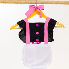 Romper + laço Mundo Bita - Flor e Liz Boutique