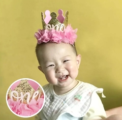 Laço Chapéu Coroa princesa Smash the Cake menina - loja online
