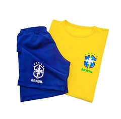 Conjunto Brasil copa do mundo menino - comprar online