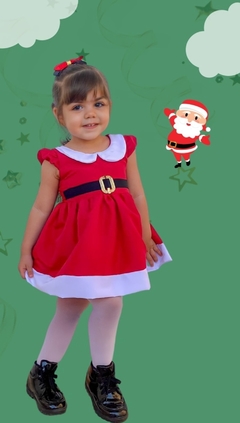 Vestido + Laço Fantasia Mamãe Noel Natal - loja online