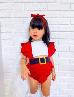 Romper + Laço mamãe Noel natal na internet