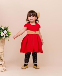 Vestido + Laço Princesa Natal ano novo na internet