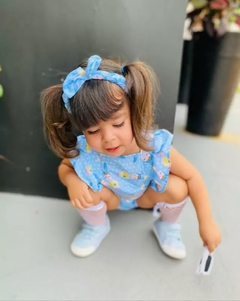 Romper + Laço Metoo Doll Amarela - Flor e Liz Boutique