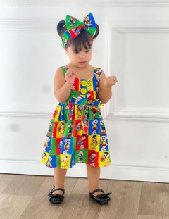 Vestido + Laço Turma da Mônica na internet