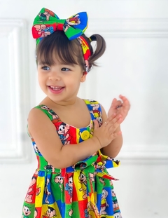Vestido + Laço Turma da Mônica - comprar online