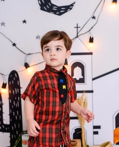 Camisa Xadrez + gravata Junina São João na internet