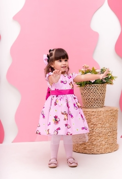 Vestido Luxo + laço de cabelo Masha e o Urso - comprar online