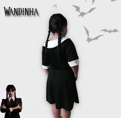 Fantasia infantil menina Wandinha - comprar online