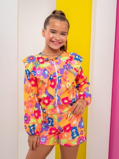 Conjunto infantil juvenil short + blusa - comprar online