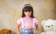 Blusa infantil manga princesa - comprar online