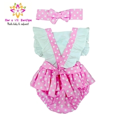 Romper + turbante Galinha pintadinha Rosa na internet