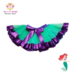 Fantasia Sereia Ariel com saia tule + Body na internet