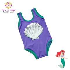 Fantasia Sereia Ariel com saia tule + Body - comprar online