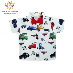 Conjunto Camisa + Gravata + bermuda Carros - comprar online