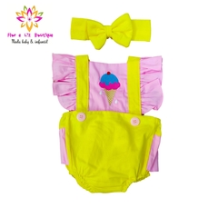 Romper + Turbante Sorvete - comprar online