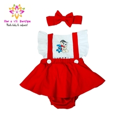 Romper + Turbante Mônica - comprar online