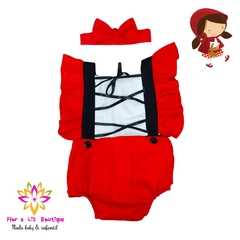Romper + Turbante Chapeuzinho Vermelho - comprar online