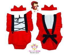 Romper + Turbante Chapeuzinho Vermelho - loja online